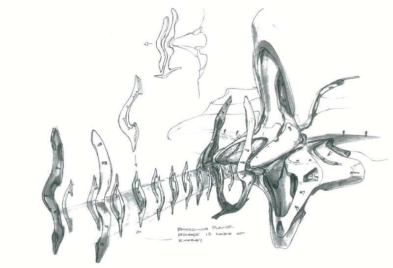 Illustration for article titled This Halo Concept Art is so Old it's Drawn on Paper